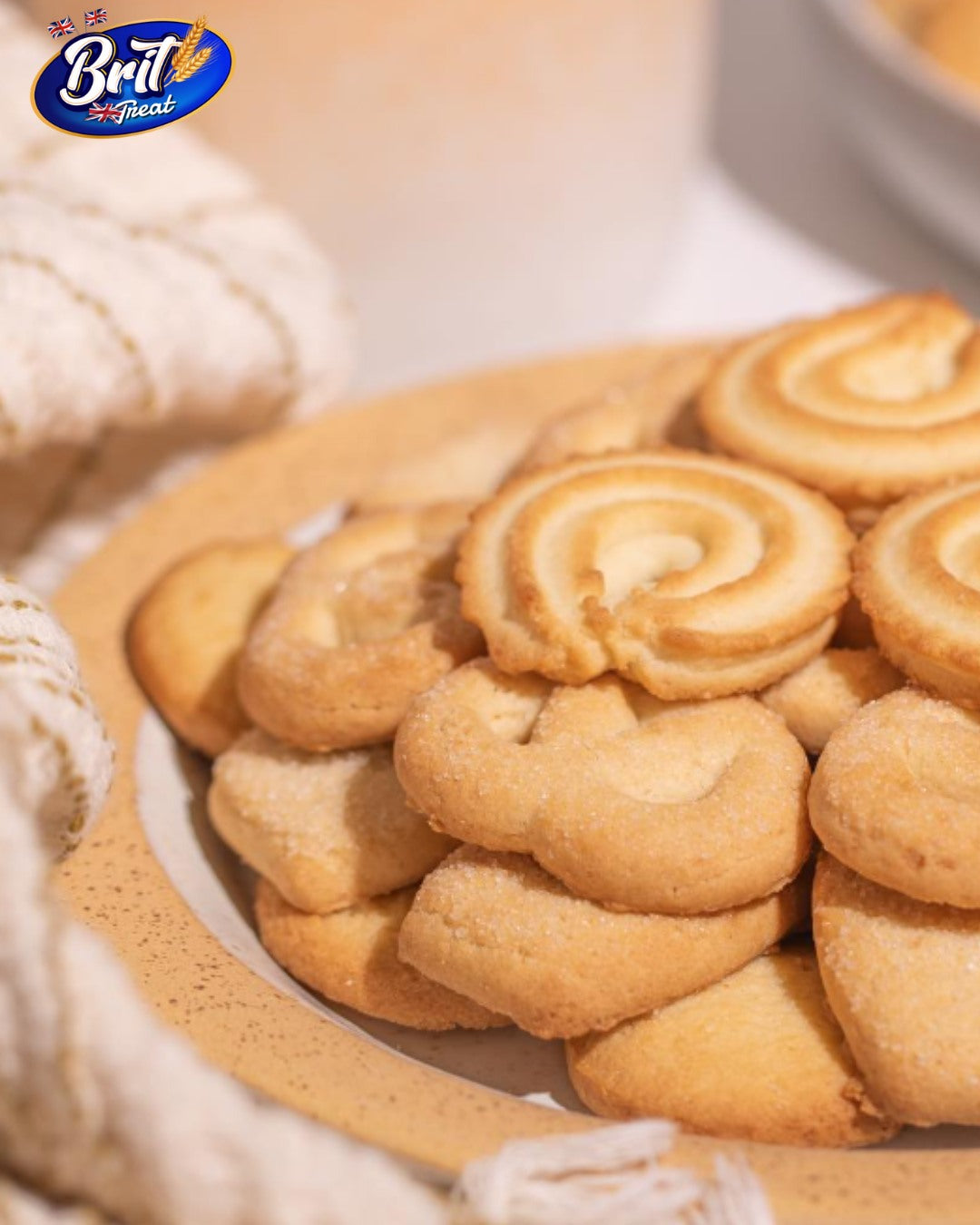 Brit Treat Butter Cookies Tin 140g