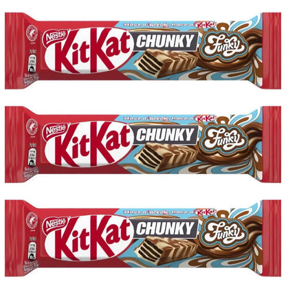 Nestle Kit Kat Chunky Funky Chocolate 4 Bars 128g