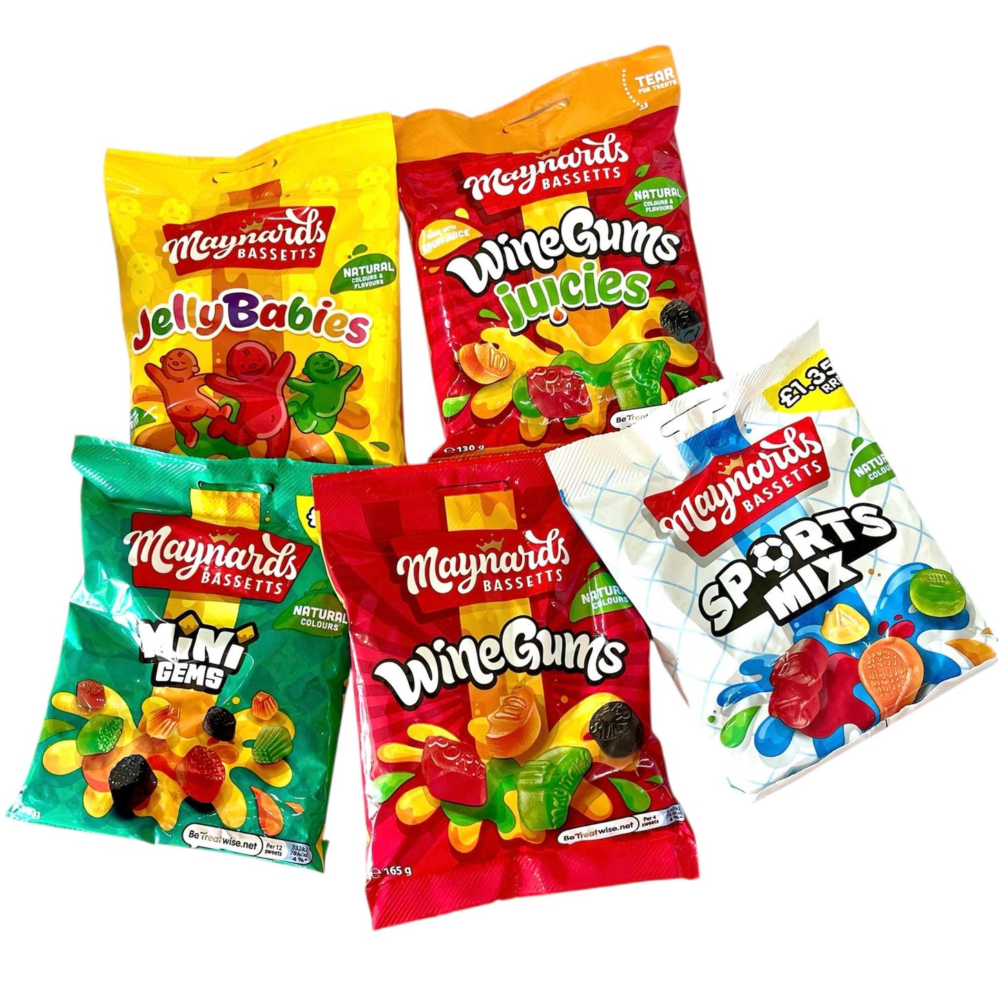 Maynards Bassetts Wine Gums Juicies 130g