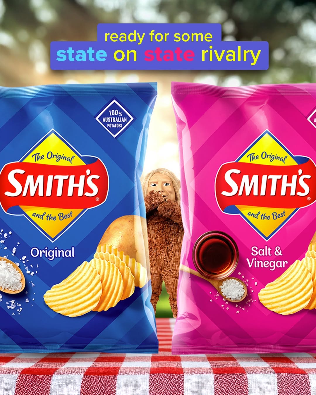 Smith's Crinkle Cut Salt & Vinegar Flavor Chips 90g