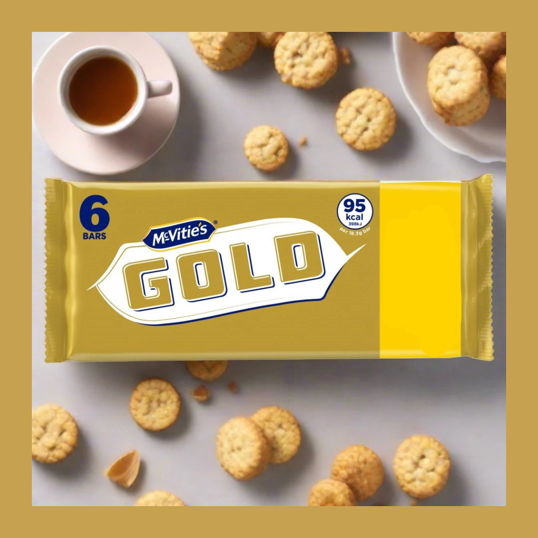 McVitie's Gold Caramel Flavour Biscuit 6 Bars