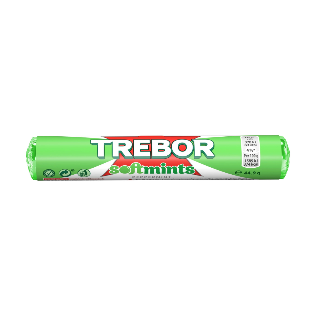 Trebor Soft Mint Peppermint 4 Pack 152g
