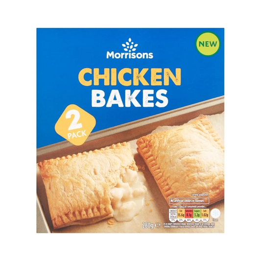 Morrisons 2 pack Chicken Bakes 280g