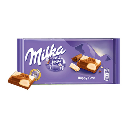 Milka Alpine Happy Cows Spotted Milk Chocolate Bar 100g