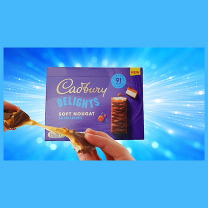 Cadbury Delight Soft Nougat Salted Caramel 88g