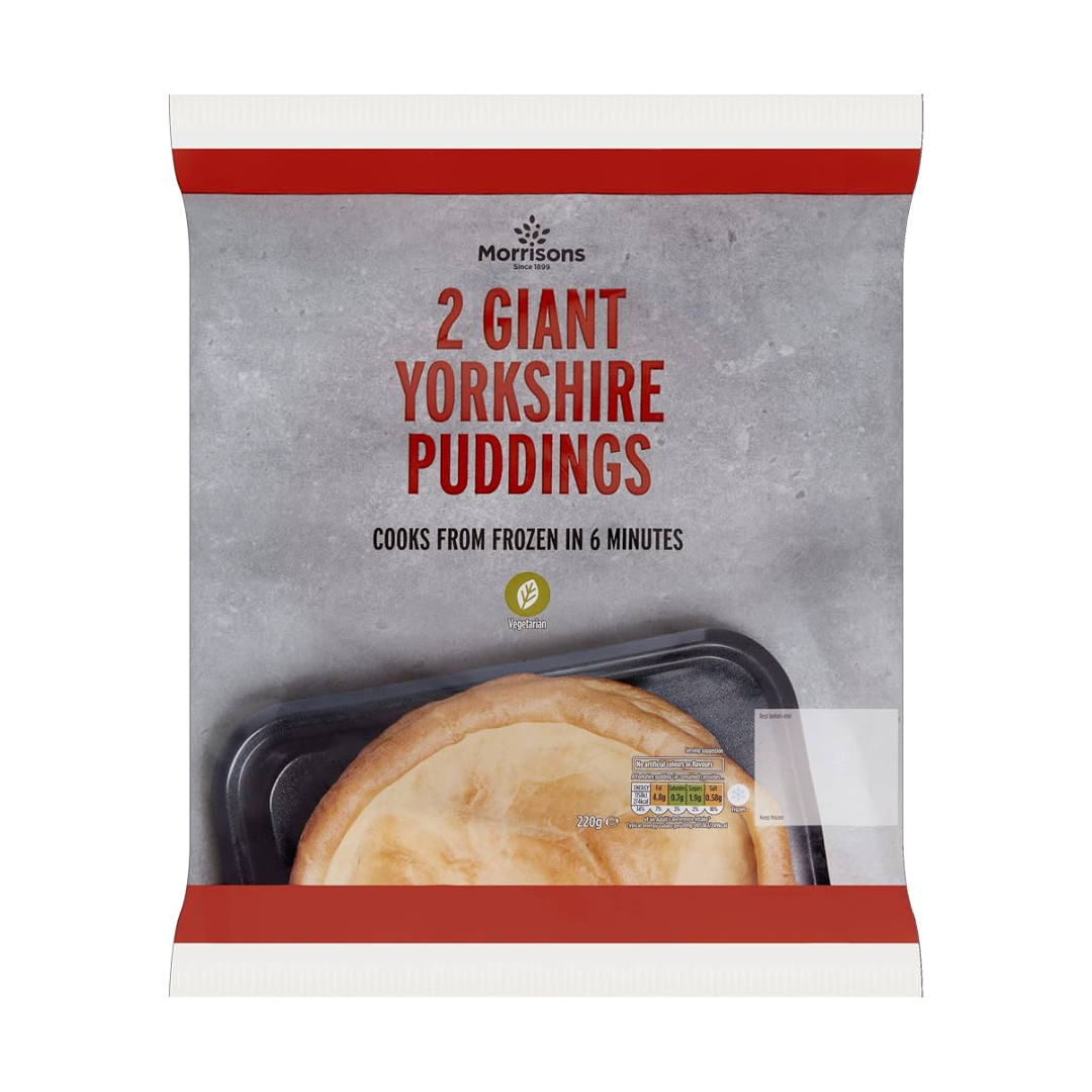 Morrisons Giant Yorkshire Puddings Twin Pack 220g