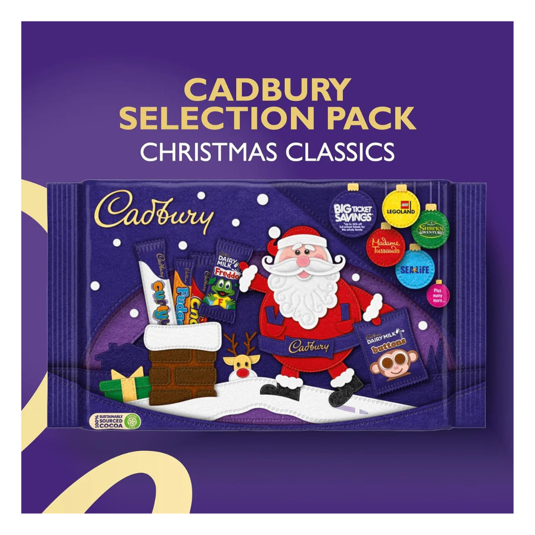 Cadbury Medium Santa Selection Box 125g