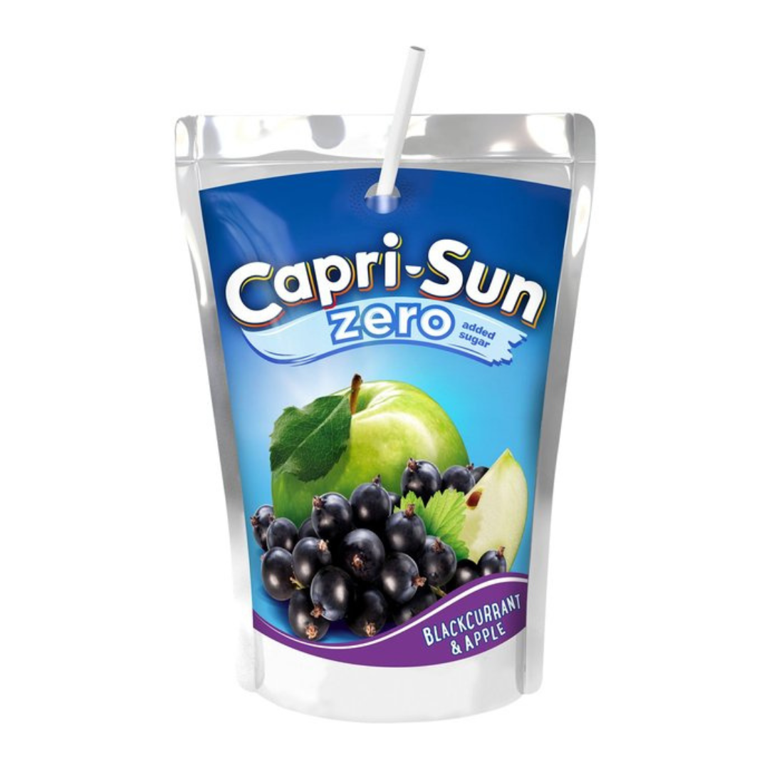 Capri-Sun 8 Pack Blackcurrant & Apple Zero Added Sugar1600ml คาปรี-ซัน แบล็กเคอแรนท์ & แอปเปิ้ล ซีโร่ 1600มล.