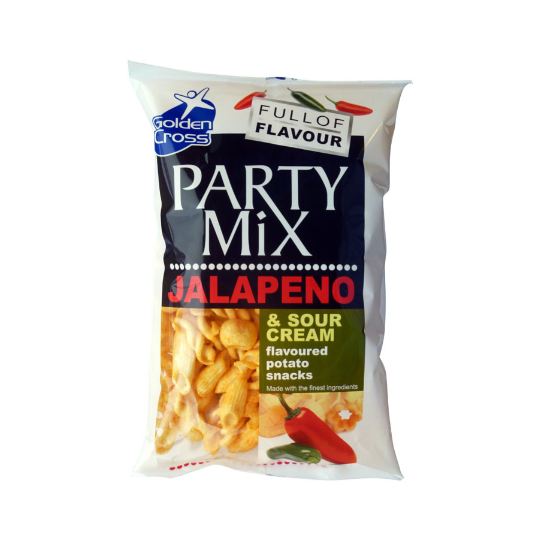 [BestBefore-03Oct2025] Golden Cross Jalapeno & Sour Cream Party Mix 125g