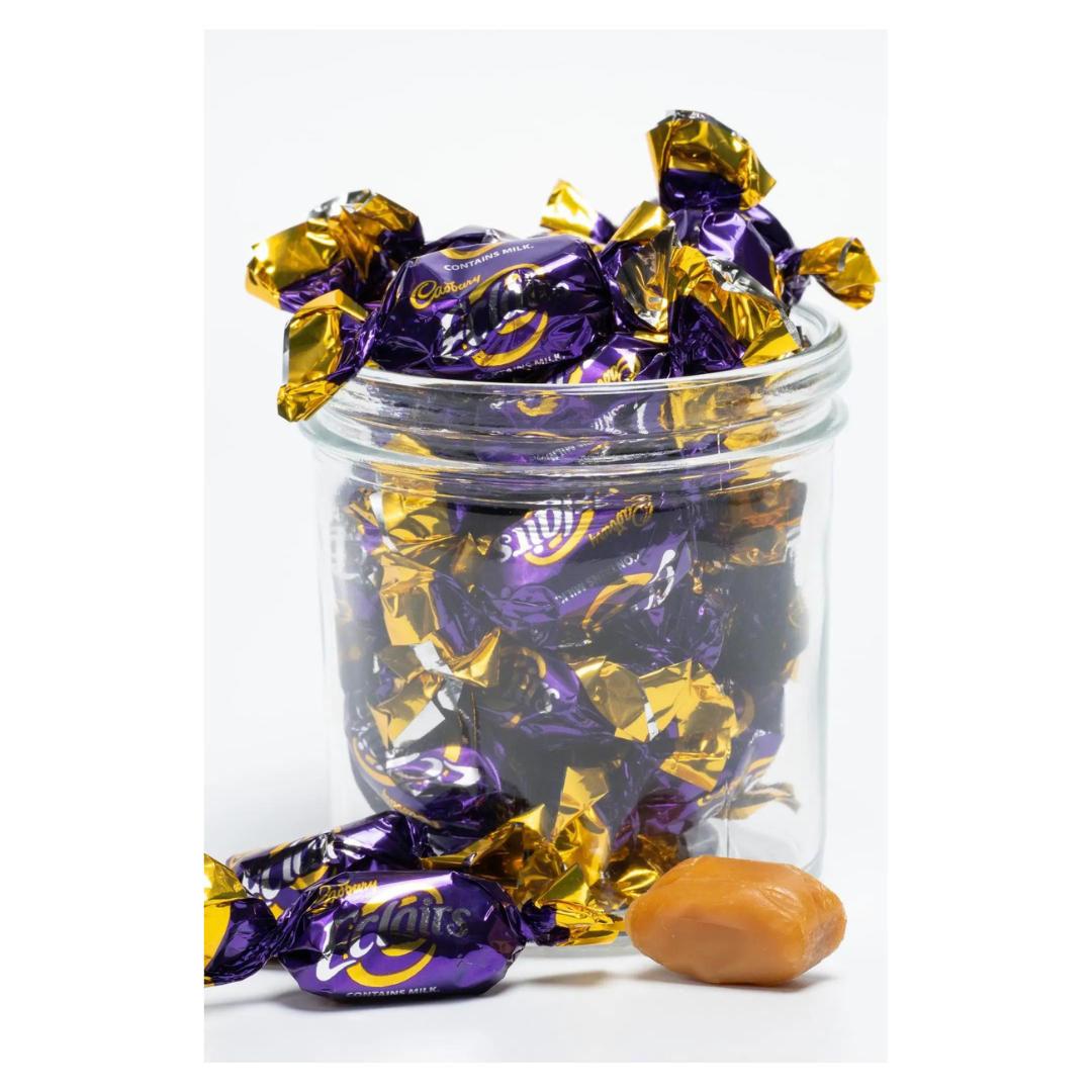 Cadbury Chocolate Eclairs Bag 130g แคดเบอรี อีแคร์ลูกอมคาราเมลสอดไส้นมช็อกโกแลต 130 กรัม