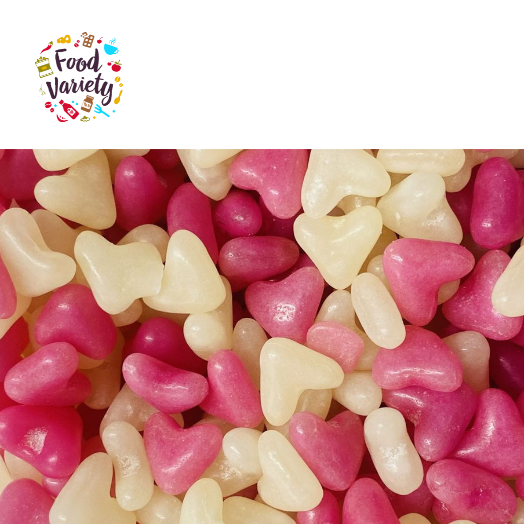 Food Variety Jelly Bean Love Hearts ฟู๊ด วาไรตี้ เยลลี่บีน รูปหัวใจ