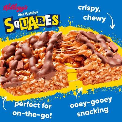 Kelloggs Rice Krispies Squares Curious Caramel & Chocolate 144g