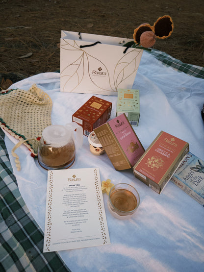 Rakura Himalayan Black Tea with Natural Strawberry & Peach 25 Tea Bags