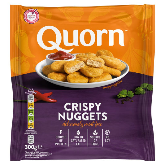 Quorn Crispy Nuggets 300g ควอร์นนักเก็ตกรอบ 300 กรัม