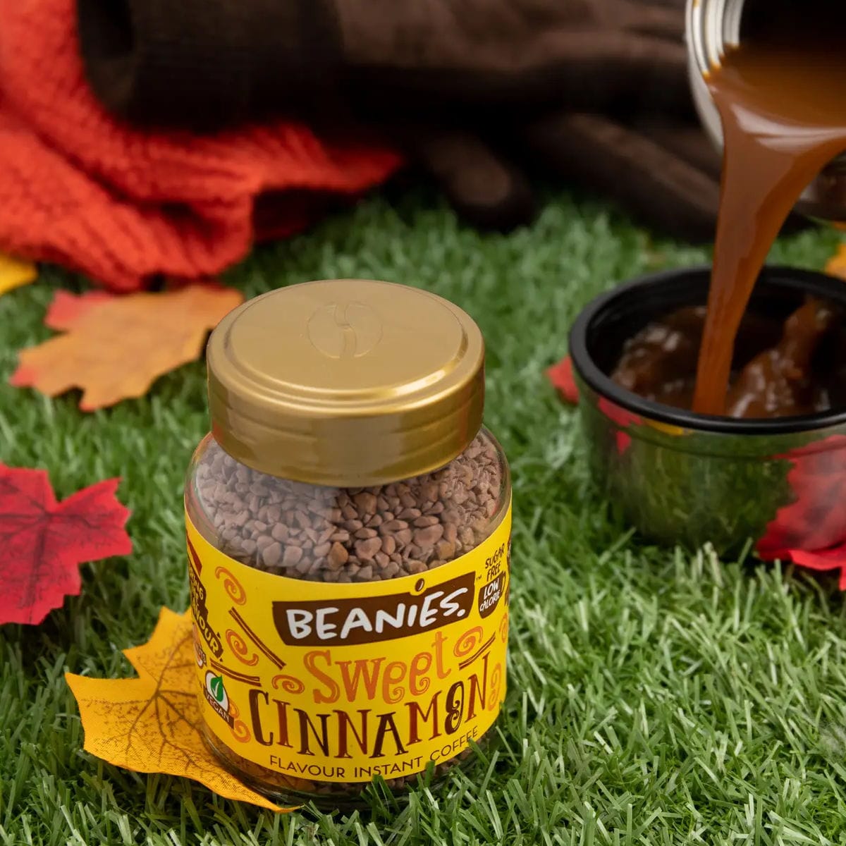 Beanies Sweet Cinnamon Flavoured Instant Coffee 50g