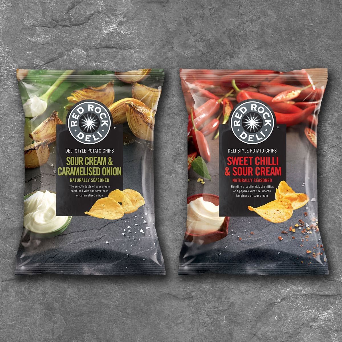 Red Rock Deli Sweet Chilli & Sour Cream Potato Chips 165g