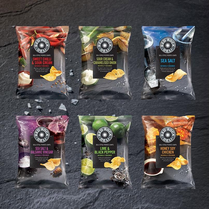 Red Rock Deli Sweet Chilli & Sour Cream Potato Chips 165g