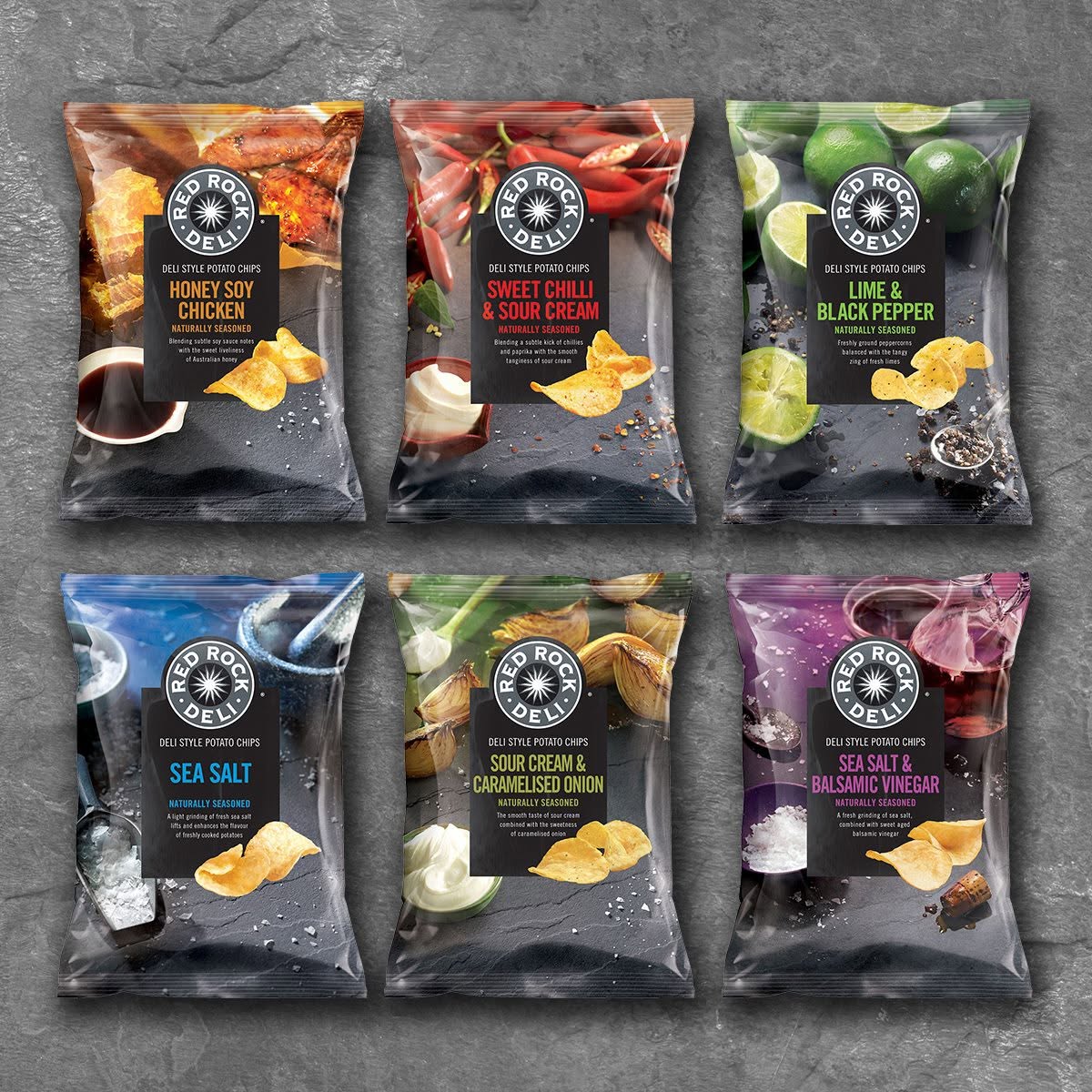 Red Rock Deli Australian Sea Salt Chips 165g
