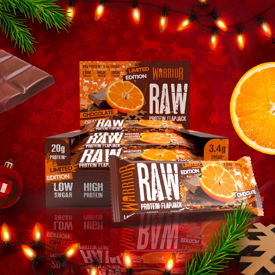 Warrior Raw Protein Protein Oat BarChocolate Orange 75g