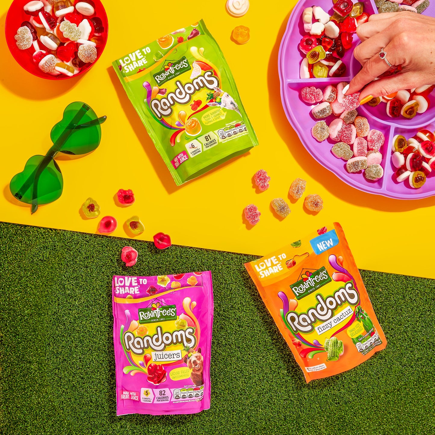 [BestBefore 31Mar2026] Nestle Rowntrees Randoms Sweets Carton Jelly 320g