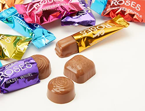 Cadbury Roses Chocolate Tub 550g แคดเบอรี โรสเซส ช็อกโกแลตรวมรส แบบกล่อง 550กรัม