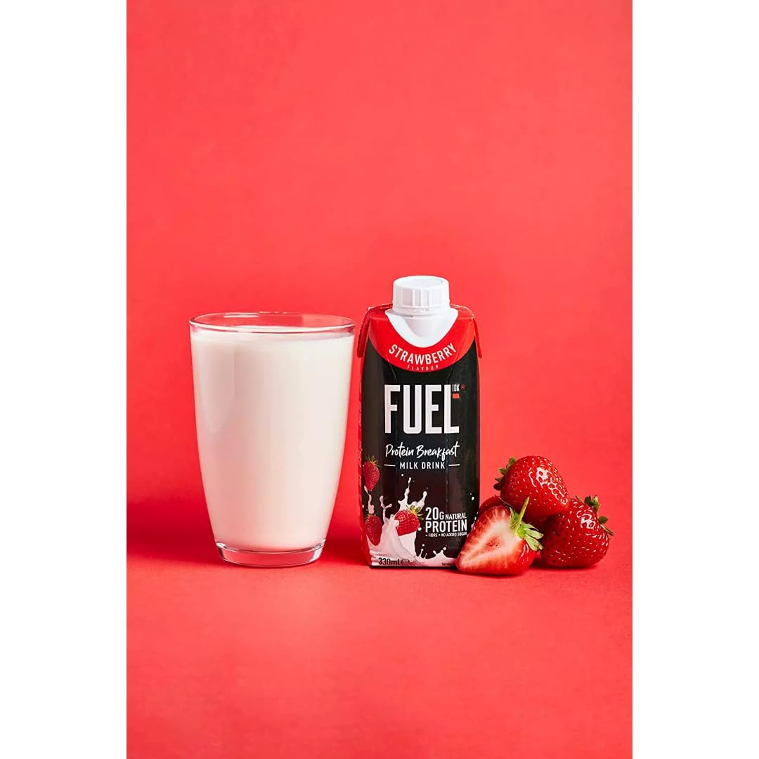 Fuel 10K Strawberry Flavor Breakfast Milk Drink 330ml