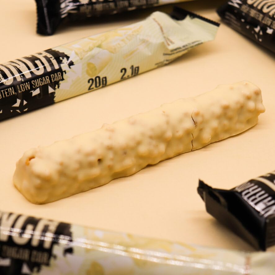 Warrior Crunch Protein Bar White Chocolate Crisp 64g วอริเออร์ ครันช์ โปรตีน บาร์ ไวท์ ช็อกโกแลต คริสป์ 64 กรัม