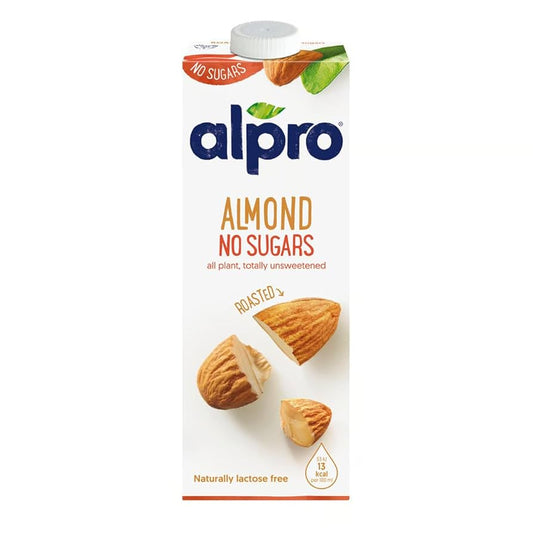 Alpro Roasted Almond No Sugars Milk 1 Litre