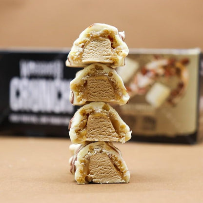 Warrior Crunch White Chocolate Mocha Protein Bar 64g วอริเออร์ ครันช์ ไวท์ ช็อกโกแลต มอคค่าโปรตีนบาร์ 64 กรัม