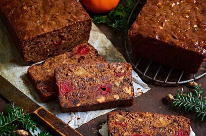 Crossroads Cottage Bakery Christmas Twin Fruit Cake Pack Fruit & Cherry Almond Cake Twin 800g