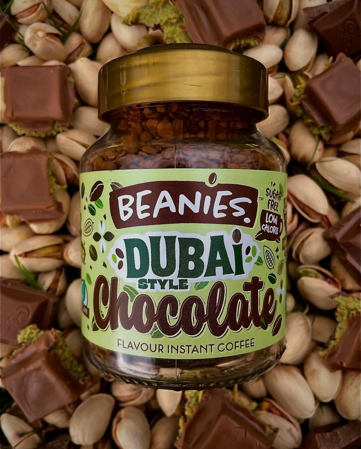 Beanies Dubai Style Chocolate Flavoured Instant Coffee 50g