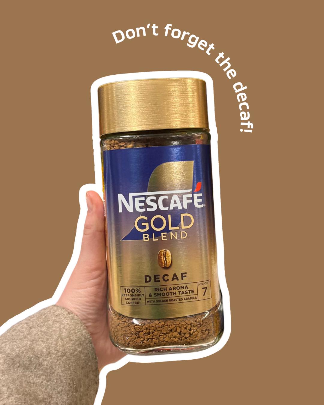 Nescafe Gold Blend Decaf Instand Coffee 95g