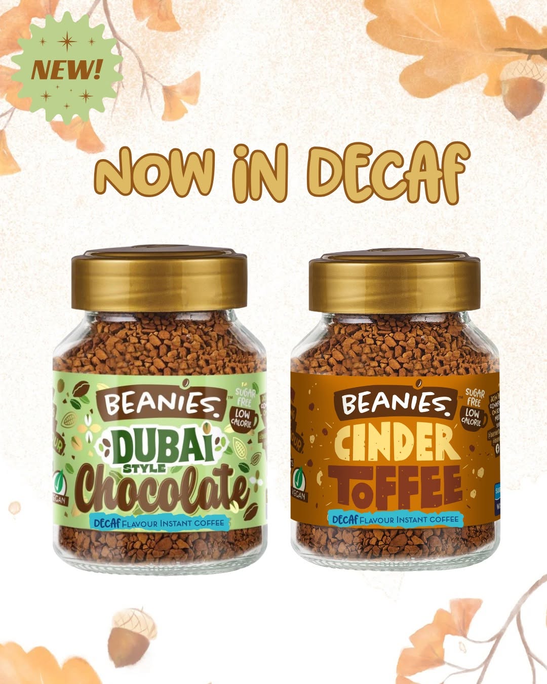 Beanies Dubai Style Chocolate Flavoured Instant Coffee 50g