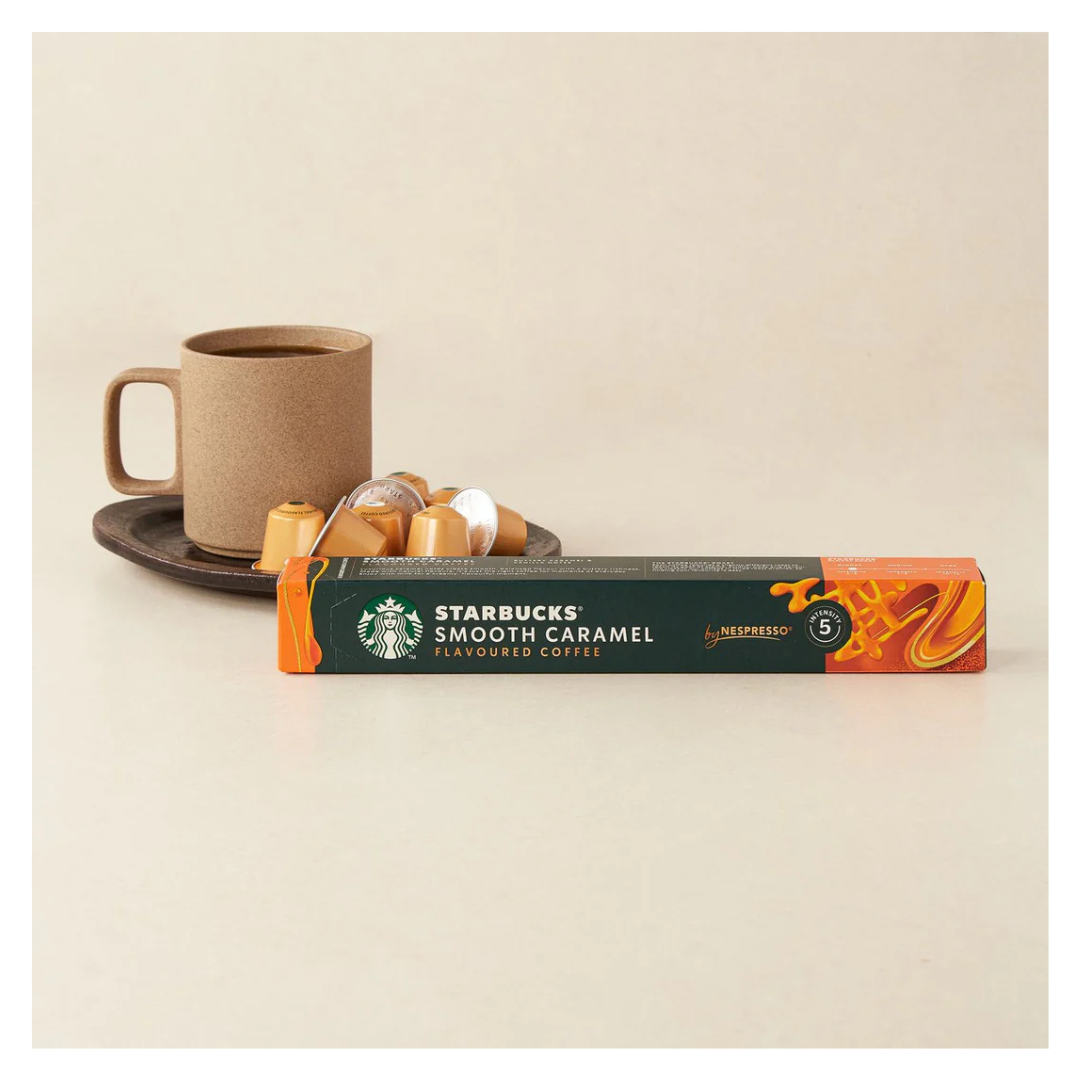 Starbucks Smooth Caramel Flavoured Coffee 10 Capsules 51g