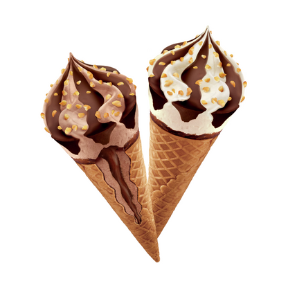 Iceland Chocolate & Nut Cones 6Pcs 660ml ไอซ์แลนด์ ช็อกโกแลต แอนด์ นัทโคน 6 ชิ้น 660 มิลลิกรัม