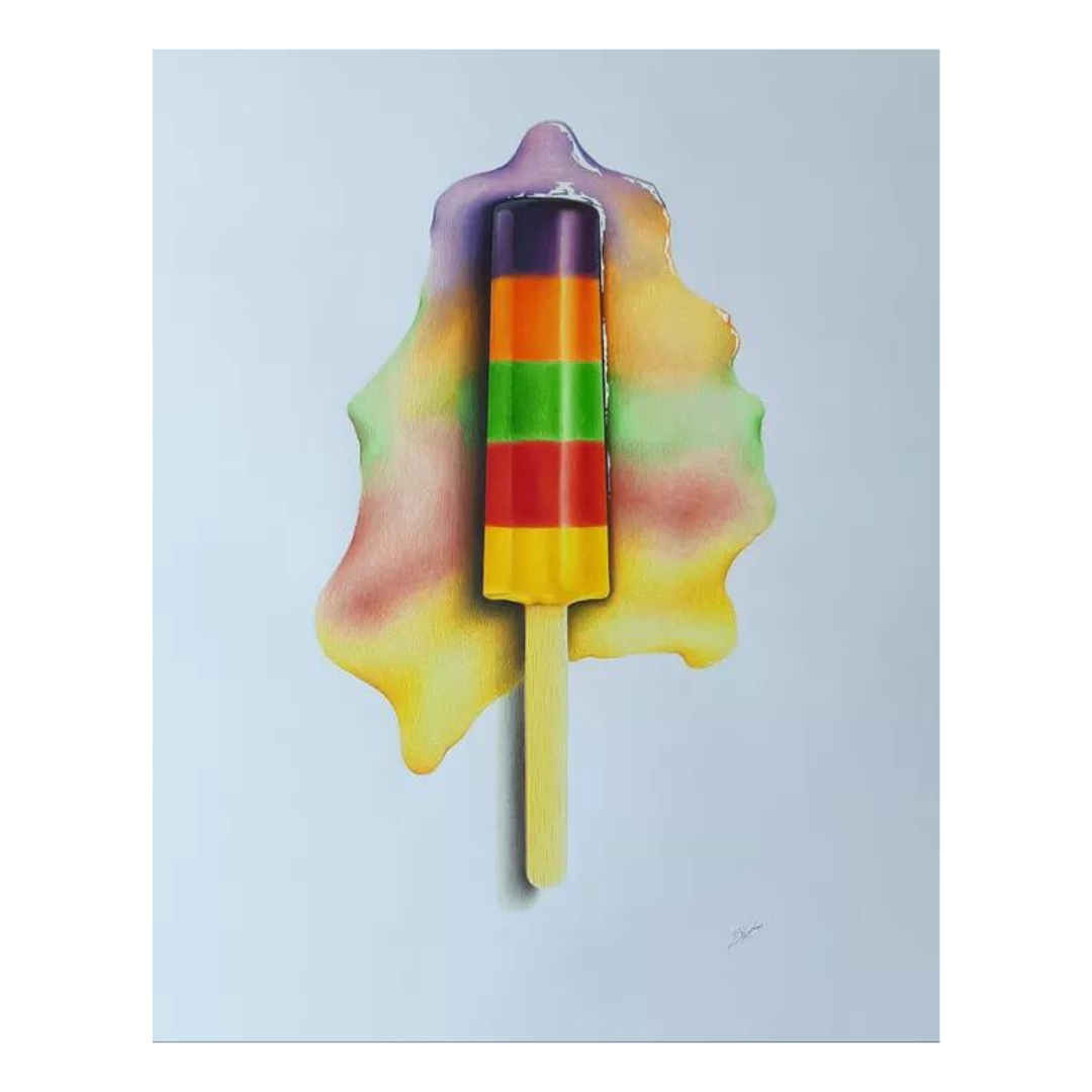 Iceland 4 Rainbow Lollies 260g ไอซ์แลนด์ 4 เรนโบว์ลอลี่ 260 กรัม