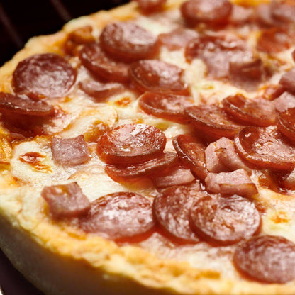 Chicago Town Deep Dish Pepperoni Pizzas 310G ชิคาโก ทาวน์ พิซซ่าถาดลึก เปปเปอโรนี 310 กรัม