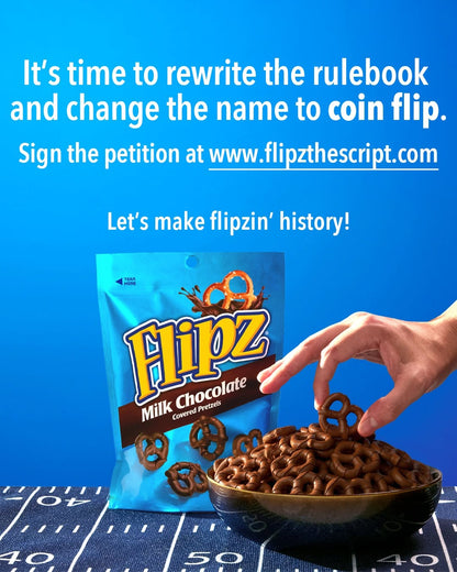 Flipz Milk Chocolate Coated Pretzel 80g
