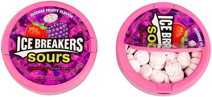 Ice Breakers Sours Strawberry Mixed Berry 42g