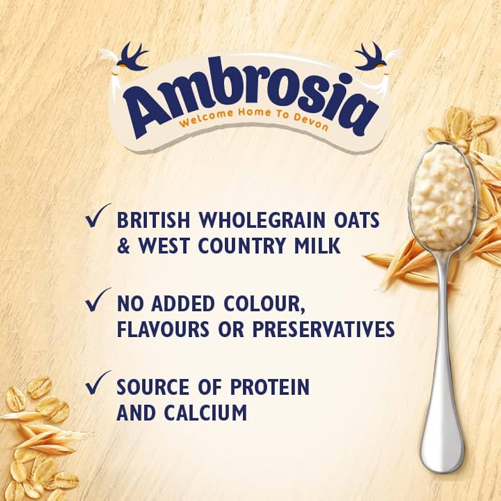 [Best Before 31-Dec-24]  Ambrosia Ready to Eat Porridge Original Low Fat 210g