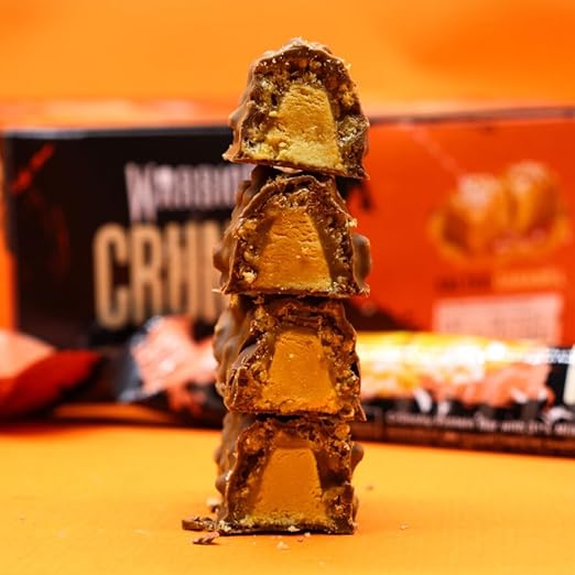 Warrior Crunch Protein Bar Salted Caramel 64g วอริเออร์ ครันช์ โปรตีน บาร์ รสคาราเมลเค็ม 64 กรัม