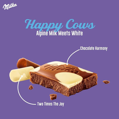 Milka Alpine Cow Spot Chocolate Bar 90g