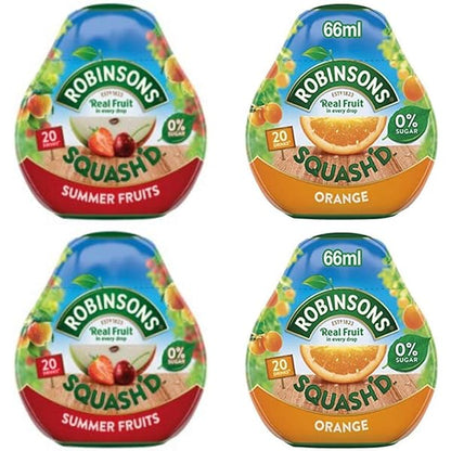 Robinsons Real Fruit Mini Orange 66ml โรบินสันส์ เรียลฟรุต สควอช รสส้ม 66มิลลิลิตร