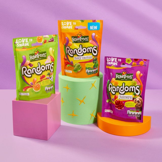 Rowntree's Randoms Sweets Sharing Bag 150g โรว์ทรี เยลลี่รสผลไม้รวม 150 กรัม