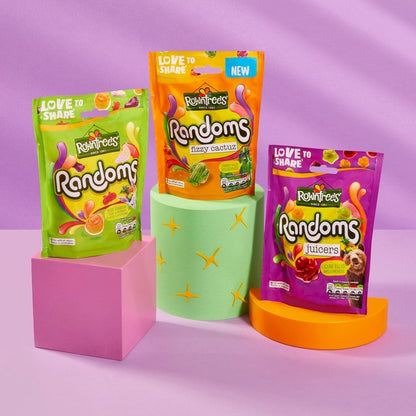 Rowntree's Randoms Sweets Sharing Bag 150g โรว์ทรี เยลลี่รสผลไม้รวม 150 กรัม