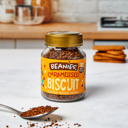 Beanies Caramelised Biscuit Flavoured Instant Coffee 50g