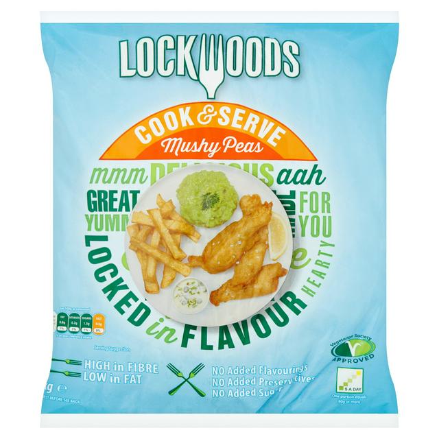 Lockwoods Mushy peas 907g ล็อควูดส์ ถั่วลันเตาอ่อน 907 กรัม