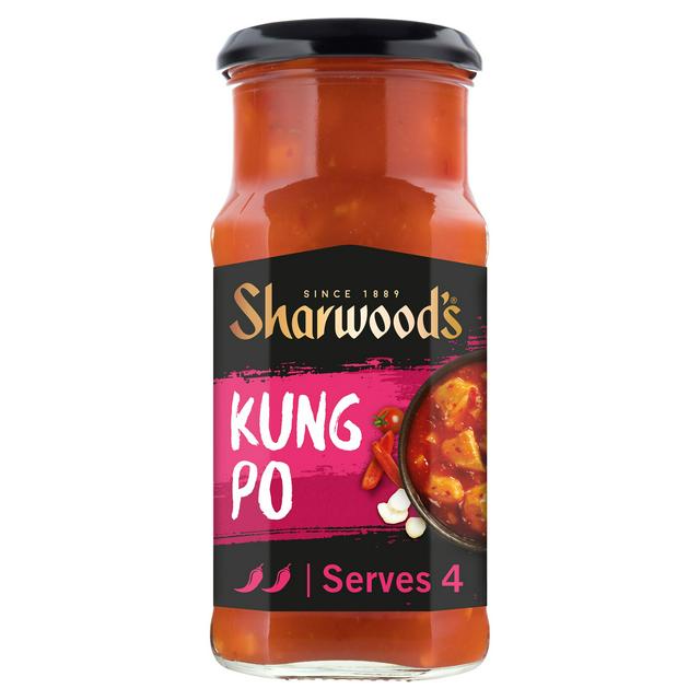 Sharwood's Kung Po Cooking Sauce 425g ชาวู้ดส์ ซอสเปรี้ยวหวานสไตล์จีน