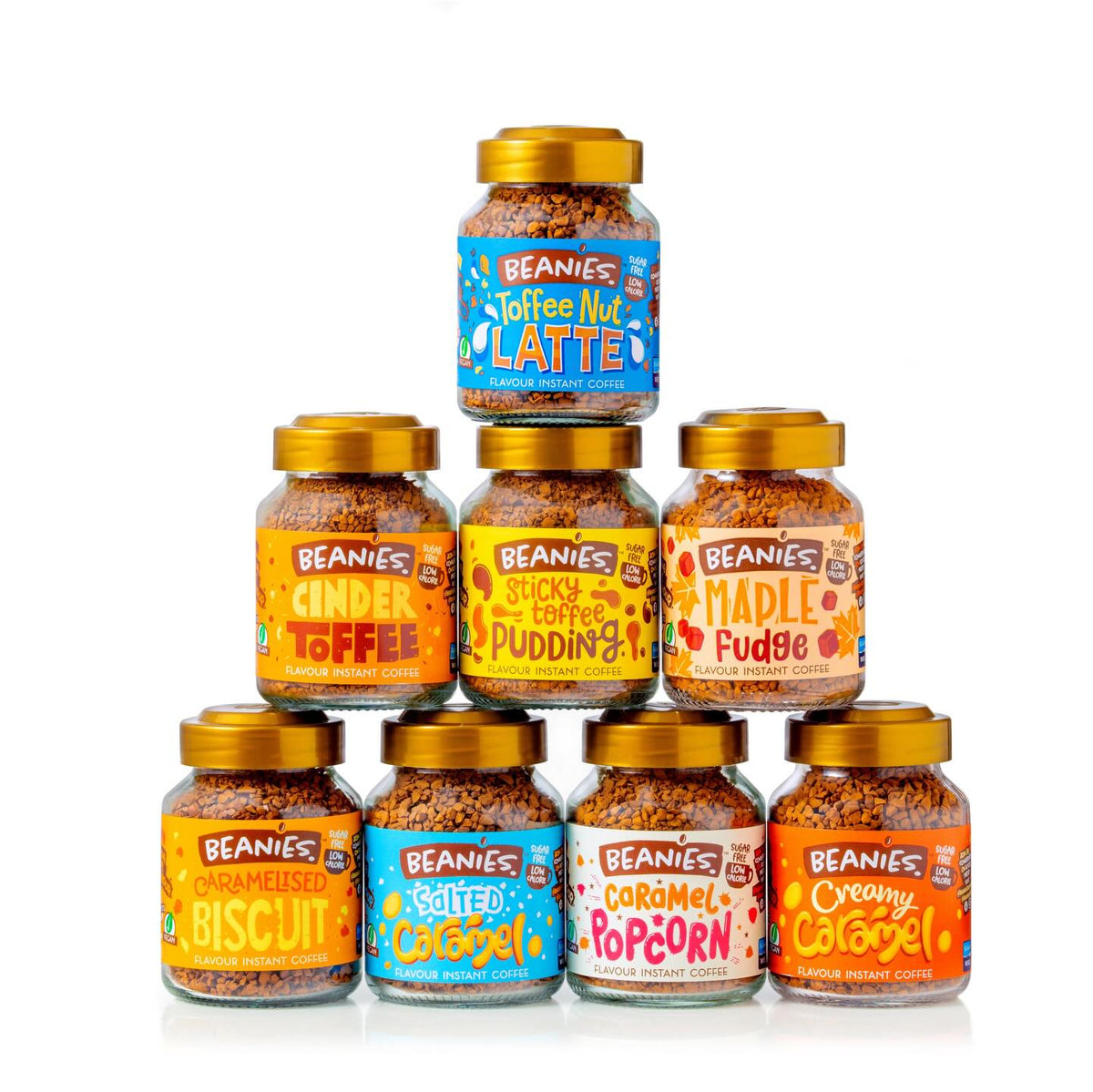 Beanies Sticky Toffee Pudding Flavoured Instant Coffee 50g