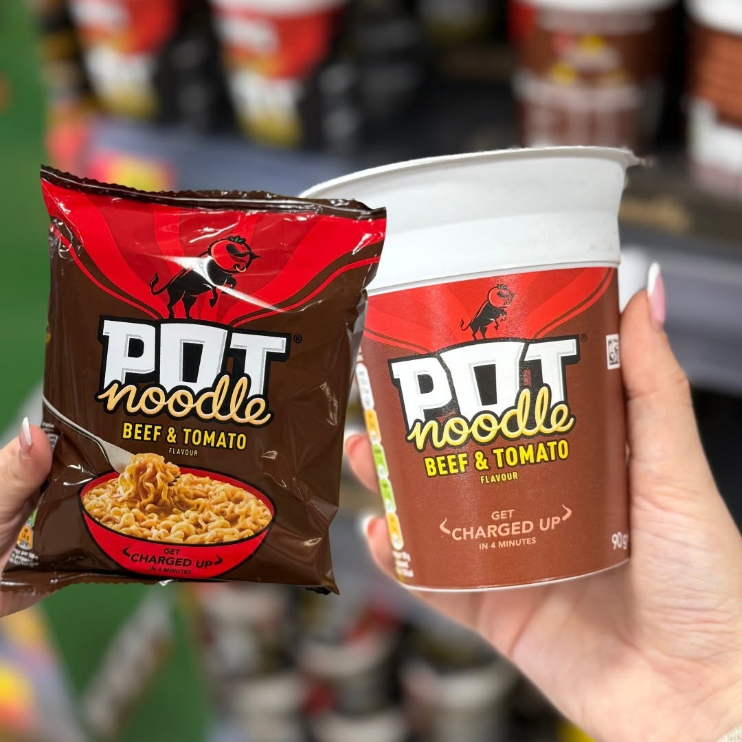 Pot Noodle Instant Noodle Block Beef & Tomato 114g